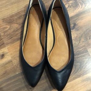 Corso Como Black Leather Julia Flats